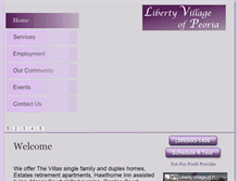 Tablet Screenshot of libertyvillageofpeoria.com